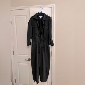 Slate grey boiler jumpsuit